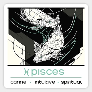 Pisces Season - Zodiac Graphic Magnet